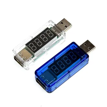 1 kom. digitalni USB-tester struje punjenja mobilnog uređaja, mjerač napona, mini USB punjač, voltmetar, ampermetar