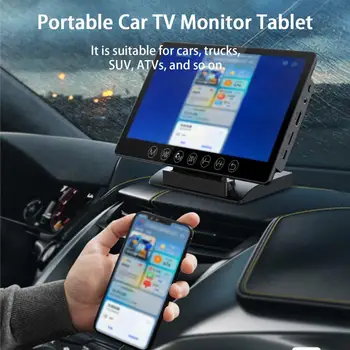 1 Set 7-inčni auto-zaslon osjetljiv na dodir 1080P LCD, bežični auto radio, Multimedijalni monitor, auto oprema