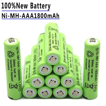 1 ~ 50ШТ 100% potpuno Novi i originalni AAA 1800 mah 1,2 Kvalitetna baterija baterija baterija baterija baterija AAA 1800 mah Ni-MH punjiva baterija 1,2 3A