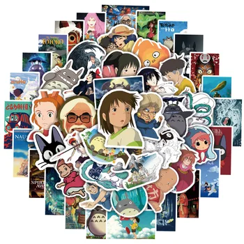 10/30/50/100 kom. Crtani Anime Naljepnice Hayao Miyazaki Totoro Kiki Spirited away Telefon Laptop Prtljaga Celina Naljepnice Za Vozila Igračke
