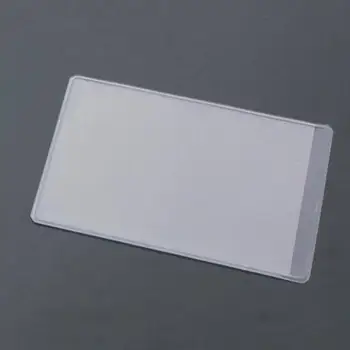 10 kom./compl. PVC Vodootporan prozirni poklopac za kartice, silikon plastični držač za kartice, torbica za zaštitu kreditnih kartica, mat držač, novčanik