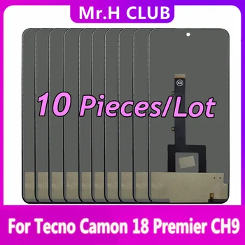 10 kom./lot Za Tecno Camon 18 Premier CH9 LCD zaslon osjetljiv Na dodir U Prikupljanju, Digitalizator, Zamjena Za Camon18 Premier CH9N