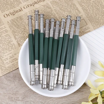 10 kom., rukav-olovka, podesivi metalni produžetak za olovke sa dvostrukim vrhom, školski i uredski umjetnički alat za pisanje