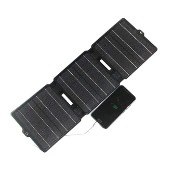 100 W 200 W Sklopivi Solarni Panel 5 U Dual USB Priključak, Fleksibilne Vodootporne Sklopivi Prijenosni Solarni Paneli, Stanica Za Punjenje Baterije pametnih telefona