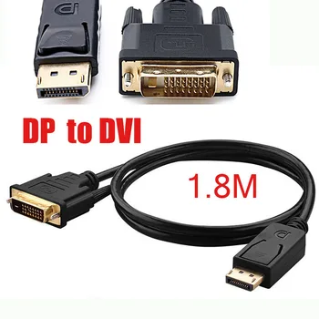 100pc 1080p Thunderbolt DP-DVI kabel DisplayPort Priključak-DVI DVI-D Priključak Pretvarač Kabel-ac adapter za Laptop RAČUNALA je 10 METARA visok 3 m 6 METARA 1,8 M