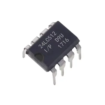 10шт 24LC512-I/P DIP8 Novi i originalni dostupne elektroničke komponente integrirani sklop IC 24LC512-I/P