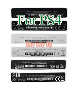 10ШТ Za Playstation 4 PS4 Kućište modula Ljuska je Tanka Stražnja Oznaka Этикеточные Brtve ZA olovke PS4 naljepnice s bar kodom
