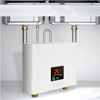 110 220 Instant bojler za kupaonicu, kuhinje Zidni električni bojler, LCD prikaz temperature sa daljinskim upravljačem
