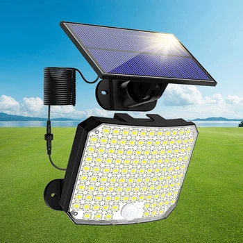 118 Led Sunčeva Svjetla Vodootporan IP65 Solarna Sportska Lampa Za Sprečavanje Pada Amortizacija Udarca za Vrt Garaža Trijem Dvorišta za Vanjsku