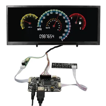 12,3-inčni IPS HSD123KPW1 1920X720 s ispruženom Pruga Svjetline Zaslona 850nit Zaslon za auto Navigacijski Ekran sa LCD-pay-HD-MI