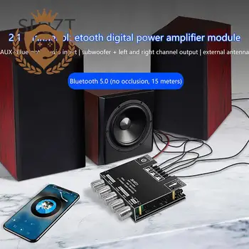 1pc ZK-MT21 2x50 W + 100 W 2,1-kanalni Bluetooth 5,0 Subwoofer Digitalno Pojačalo Niskih Frekvencija za Digitalni Modul Pojačala Snage