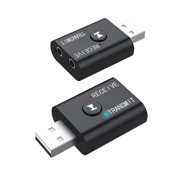2 In1 USB Wireless Bluetooth-kompatibilni Adapter 5.0 Odašiljač, Adapter za Slušalice, Prijemnik za Računala, Tv-a, Laptopa, Dinamika