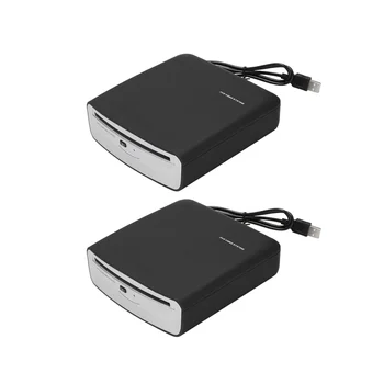 2 kom. Auto radio CD/DVD Dish Box, player s USB prijenosa signala napajanje, vanjski stereo zvučnika za Android, auto media