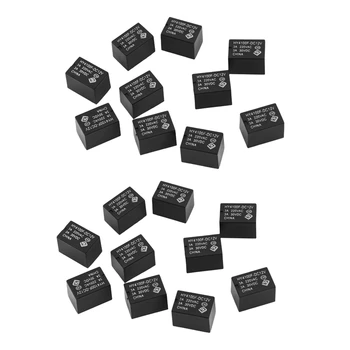 20 Kom Mini-Elektronički Relej dc 12-Crne Boje