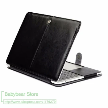 2017 Magnetski Torbica od Umjetne kože za Macbook Pro 13 sa zaslona osjetljivog na dodir A1706, torba za prijenosno računalo macbook pro 13 bez poklopca, A1708