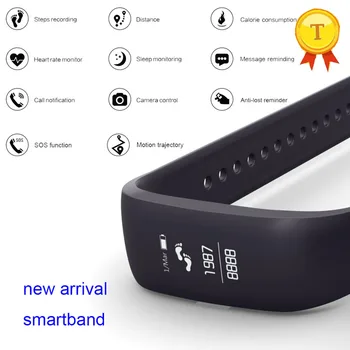 2017 Najnoviji smart narukvica Monitor srčane SmartBand narukvica Bluetooth 4.0 tracker aktivnosti podrška denish švedski jezik