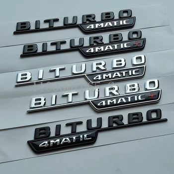 2017 Stan Slova Biturbo 4matic 4matic + Plus ABS Znak za Mercedes Benz AMG C43 E43 GLE43 GLC43 GLE53 Bočna Oznaka na Krilo Automobila