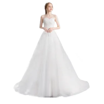 2020 Jednostavan, Elegantan, jednostavan vjenčanice Za mladenke, tanak topik Mori Hepburn Dream Super Fairy Tail Slatka
