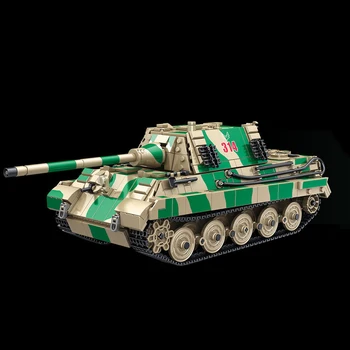 2022 Vojna vojska Svjetski rat WW2 Interventnu Policajci i vojnici Lov na Tigra Težak tenk Razarač Model je Gradbeni blok Cigle Dječje Igračke