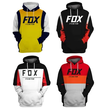 2023, jesenski majica Fox Cycling Team pulover za biciklističke utrke, Sport na otvorenom, Motocross, Dres s kapuljačom, Jakna za mtb, Majica