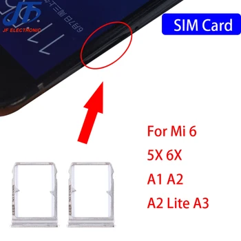 20шт Utor za SIM karticu Police Držač Utor Za Xiaomi Mi Za 3 4 4I 5 6 5S 5X 6X A1 A2 A3 PLUS Lite Rezervni Dijelovi Adaptera