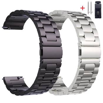 22 mm Metalni Remen za Huawei GT3 pro smartwatch narukvica 20 mm Samsung Galaxy 5/4 40 mm 44 mm Od Nehrđajućeg Čelika Amazfit GTR/GT2 pro