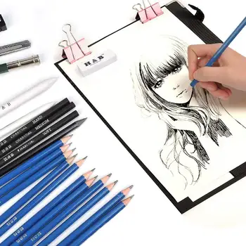23 kom. Olovke za skice Profesionalni set kistova za crtanje Drvena olovka za umjetničke potrepštine Set kistova za školsku djecu
