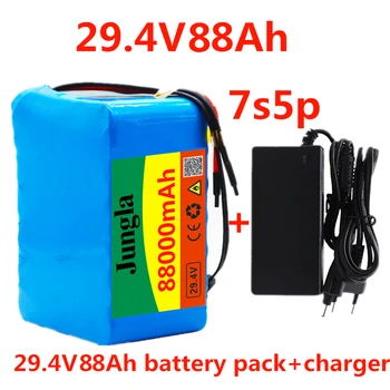 24 U 88Ah 7S5P bateriju 250w 29,4 U 88000 mah litij-ionske baterije za električni bicikl invalidska kolica s BMS + punjač