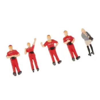 2x 1:64 Figurice s ručno oslikane, figure od radnika BENZINSKE stanice, igračke za lutke, diorama