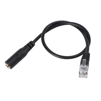 3,5 mm Konektor za RJ9 za slušalice na kabel-ac ispravljačem za uredski telefon