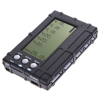 3 U 1 LCD radio kontrolirani odvodnik baterije mjerač balansiranje, tester za 2-6 S Lipo Life Mjerač napona baterije