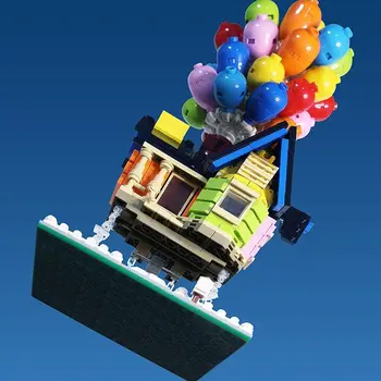 3D Slatka gradska arhitektura, Leteći balon, Skulpture Тенсегрити, Modularni gradski blokovi, Prijatelji, dječja igračka