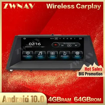 4 + 64G Android 10,0 zaslon Auto media player za BMW X5 X6 2007 2008 2009 2010 GPS Navi Auto audio stereo radio IPS glavna jedinica