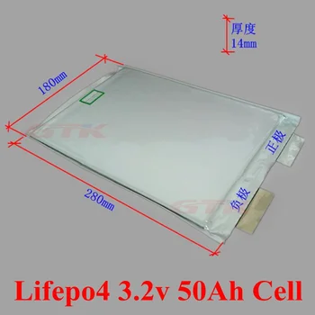 4kom 3,2 v 50Ah lifepo4 cell 14180280 velikog kapaciteta 200a lifepo4 baterija za pohranu solarne energije 24v 12v ebike Scooter diy pack