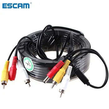 5 M/ 10 m/ 15 M/ 20 m Koaksijalni kabel video nadzor AV Power Audio Kabel kamere za video nadzor sustava