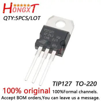 5PCS 100% potpuno NOVI i Originalni TIP127 TO-220 PNP Darlington tranzistor transistor 100V 5A