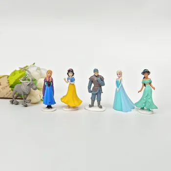 5pcs Anna i Elsa su Princ i princeza lik anime mini ukras Zbirka Figurica igračka model dječje darove