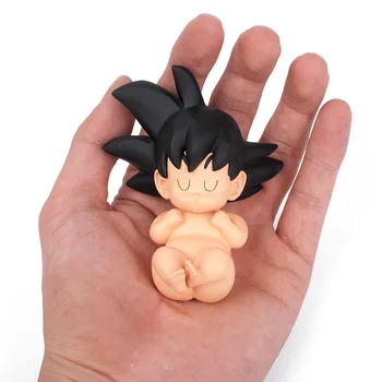 8,5 cm Q Verzija Dragon Ball Anime lik Baby Son Goku Kawaii Figura Mala lutka Anime ukras Novorođene model Figurica dječja Igračka
