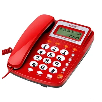 8018 ID Telefon Žični Telefon bez baterije Stolni Klasicni Starinski fiksni fiksni telefon za kuće, hotela, ureda