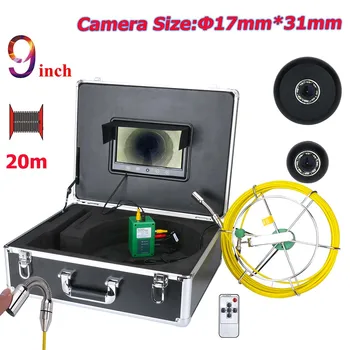 9-inčni 17-mm industrijska kamera za pregled kanalizacije IP68 Vodootporna Kamera za pregled kanalizacije u odvod cijevi 1000 TVL Skladište