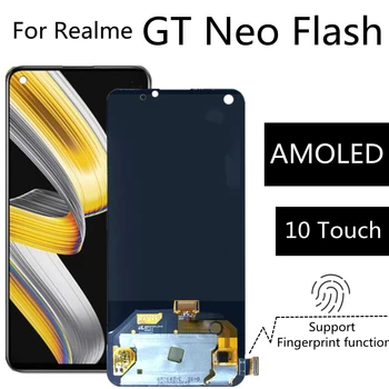 AMOLED za Realme GT Neo Flash LCD zaslon osjetljiv na dodir u prikupljanju, međusobno pribor