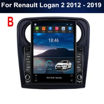 Android za Renault Logan 2 2012-2039 Sander 2 2014-2039, auto radio tipa Tesla, multimedijski player, GPS navigacija RDS bez DVD