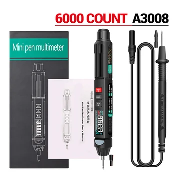ANENG A3008 Digitalni Multimetar Automatski Senzor Pen Tester 6000 Apsolutna Blizina Intelektualni Mjerač Napona Multimetre Polimetro