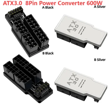ATX 4X8-Pinski Konektor 12VHPWR 12 + 4P s priključkom pod kutom od 180 ° Adapter za grafičke kartice RTX4090/4080 16GB/4080 12GB