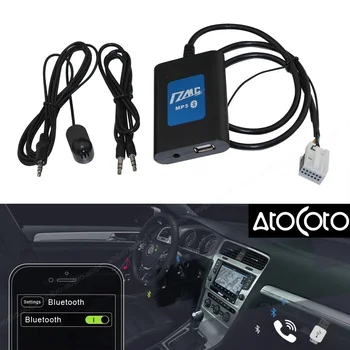 Auto-DMC Bluetooth USB Digitalni glazbeni uređaj AUX 12-pinski adapter Sučelja za VW, Audi i Škoda Seat 8-polni, CD-radio MP3 audio