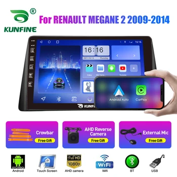 Auto Radio Za RENAULT MEGANE 2 09-14 2Din Android Восьмиядерный Auto Stereo DVD GPS Navigaciju Player Mediji Android Auto Carplay