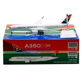 Baci pod pritiskom Model Aviona A350-900 ZS-SDC u mjerilu 1:200 južne afrike airlines, Aluminijski Avioni, Kolekcionarskih Modela Igračaka, Suvenira