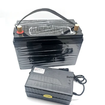 Baterija 24V 60AH Lifepo4 Baterija 60Ah 8S BMS za Inverter RV EV Solarni Panel Sigurnosna Oprema turističkim Brodom + Punjač 10A
