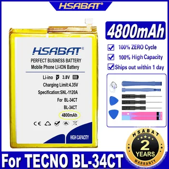 Baterija HSABAT BL-34CT 4800 mah baterija TECno CAMON 11S