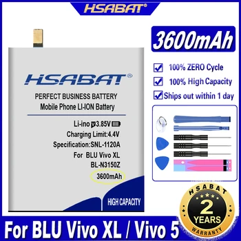 Baterija HSABAT BL-N3150Z 3600 mah za BLU Vivo XL/Vivo 5/Vivo 5R/V0050UU/V0090UU/V0090E Baterije
